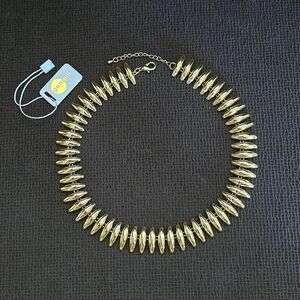Gemelli👭 "Faye" Gold💛 Spikes Necklace - NWT